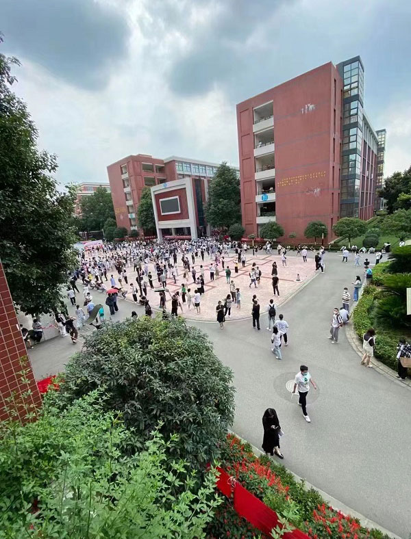 学员考试现场    